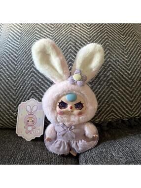 bb3 pink bunny plush pendant